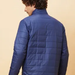 Being Human Navy Regular Fit Quilted Jacket image 2