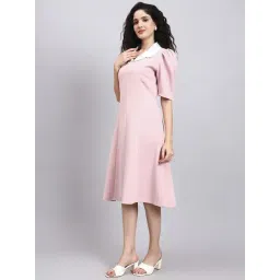 Powersutra Pink Regular Fit Dress image 3
