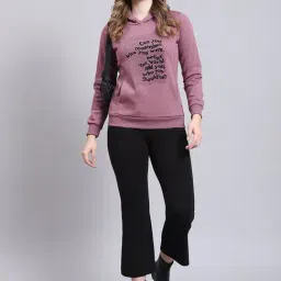 Monte Carlo Mauve Graphic Print Hoodie image 3