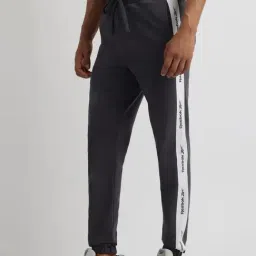 Reebok Grey Regular Fit Printed Sports Joggers image 3