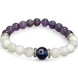 VIBESLE Unisex Beaded Ceramic Elasticated Bracelet-picture-9