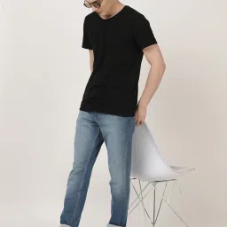 Lee Blue Slim Fit Lightly Washed Jeans image 5