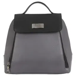 Baggit Grey Small Backpack-image-23