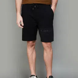 BOSSINI Black Regular Fit Shorts-picture-34