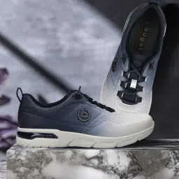 Bugatti Men's Nubola Grey & Blue Casual Sneakers-picture-18