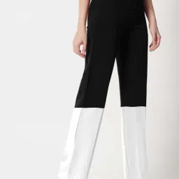 Kotty Black & White Color-Block Trousers-picture-10