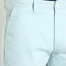 Indian Terrain Sky Cotton Blend Printed Shorts image 5