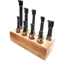 A.D INTERNATIONAL Carbide Tool Set Diameter 2 inch (50 mm) Without Boring Head for Milling and Lathe Machine, UW-XLPV-1PSV (Set of 9) image 3