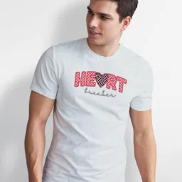 Seekbuylove Men Typography Printed Bio Finish T-shirt image 5