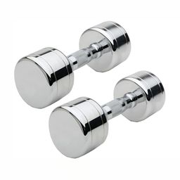 HackerX 2 Pieces Steel Fixed Weight Dumbbell 10 kg-picture-0