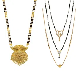 Bhanu diam Women Gold Mangalsutra-image-18