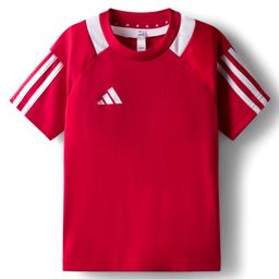 ADIDAS KIDS Knit Half Raglan Sleeves T-Shirt With Tape Detailing - Red-picture-46