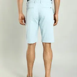 Indian Terrain Sky Cotton Blend Printed Shorts image 2