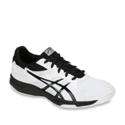 Asics Men's Upcourt 3 White Badminton Shoes-picture-12