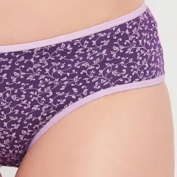 Clovia Purple Printed Panty image 5