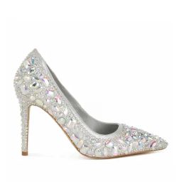 London Rag Women's Silver Stiletto Pumps-picture-11