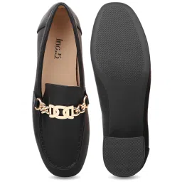 Inc.5 Women's Black Casual Loafers image 3