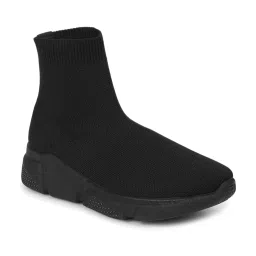 Truffle Collection Women's Coal Black Running Shoes image 3