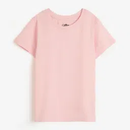 The Souled Store Girls Peach Cotton T-Shirt-image-40