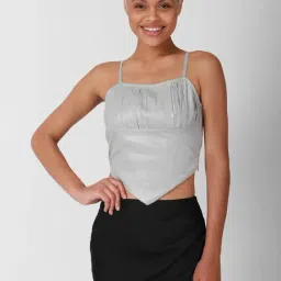 Forever 21 Grey Regular Fit Crop Cami Top-picture-23