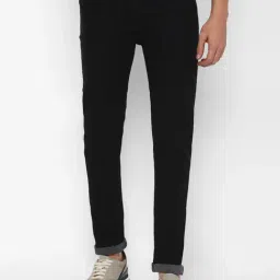 Forever 21 Black Mid Waist Straight Fit Regular Length Jeans-image-33