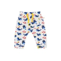 H by Hamleys Infants Boys White Printed Joggers-picture-11
