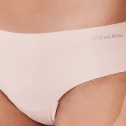 La Vie En Rose Cream Lace Work Panty image 3