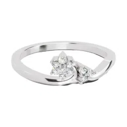 Sparkles Lab Grown Diamond 14k (585) White Gold Ring for Women-picture-19