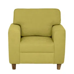 Duroflex Utopia Green Wood 1 Seater Sofa image 3