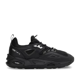 Puma Men's TRC Blaze Triple Black Casual Sneakers image 1