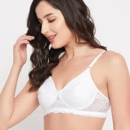 Clovia White Non Padded Bra image 3