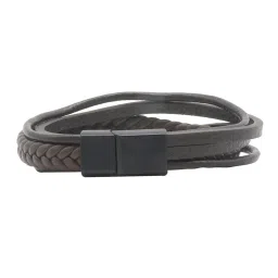 Joker & Witch Charles Multi-strand Brown Men's Bracelet image 3