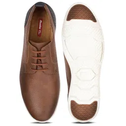 Bata Men's Brown Derby Shoes image 3