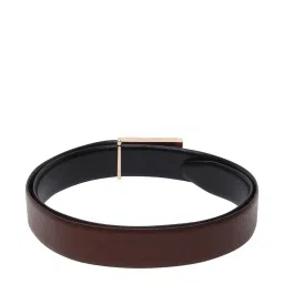 Teakwood Leathers Brown Leather Waist Belt for Men image 3
