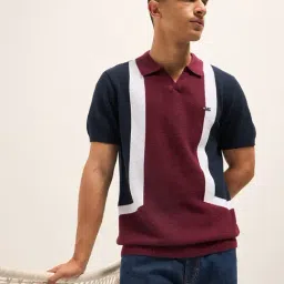 The Bear House MulticolourCotton Colorblock Polo image 4