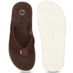 Bata Men's Brown Flip Flops image 3
