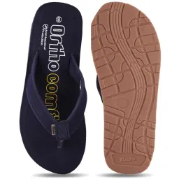 Bata Men's Blue Flip Flops image 3