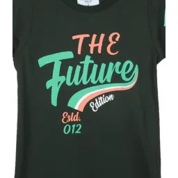 Monte Carlo Kids Olive Printed T-Shirt image 3