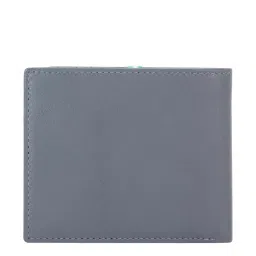United Colors of Benetton Milano Grey Casual Leather Bi-Fold Wallet for Men image 3