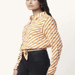 People by Pantaloons White Printed Top image 3