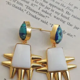 Johori Multicolor Dangler Earrings image 3