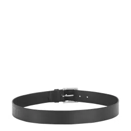 United Colors of Benetton Agostino Black Leather Waist Belt for Men image 3