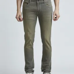 Pepe Jeans Green Cotton Slim Fit Jeans-image-63