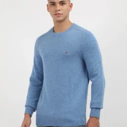 Tommy Hilfiger Blue Regular Fit Pullover image 3