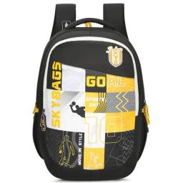 Skybags Klan Pro 01 Black Polyester Printed Backpack - 32 Ltrs-picture-34