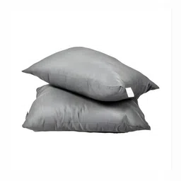 Siroki Bond Grey 2 Pieces Soft & Fuffy Satin Microfiber Sleep Pillows-picture-29