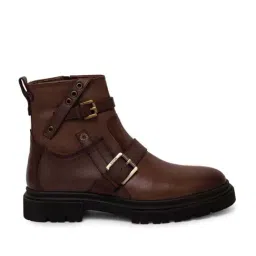 Ezok Men's Brown Casual Boots-image-22
