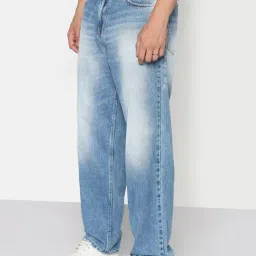 SHOWOFFFF Blue Relaxed Fit Jeans image 3