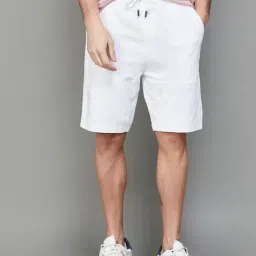 BOSSINI White Regular Fit Shorts-picture-24