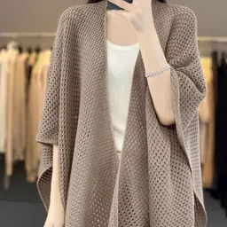 StyleCast x Revolte V-Neck Longline Waterfall Shrug-image-69